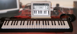*ION 49 Keyboard with iPad sounds great wth Garage Band